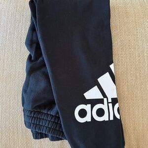 Adidas Kids Black Sweatpants with Logo